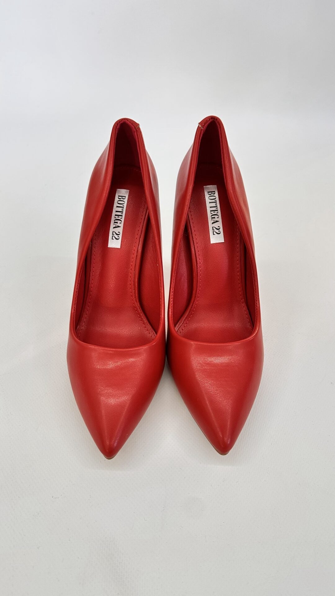 DECOLLETE IN ECOPELLE ROSSA