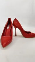 DECOLLETE IN ECOPELLE ROSSA