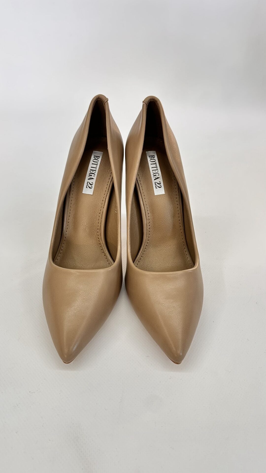DECOLLETE IN ECOPELLE KAKI