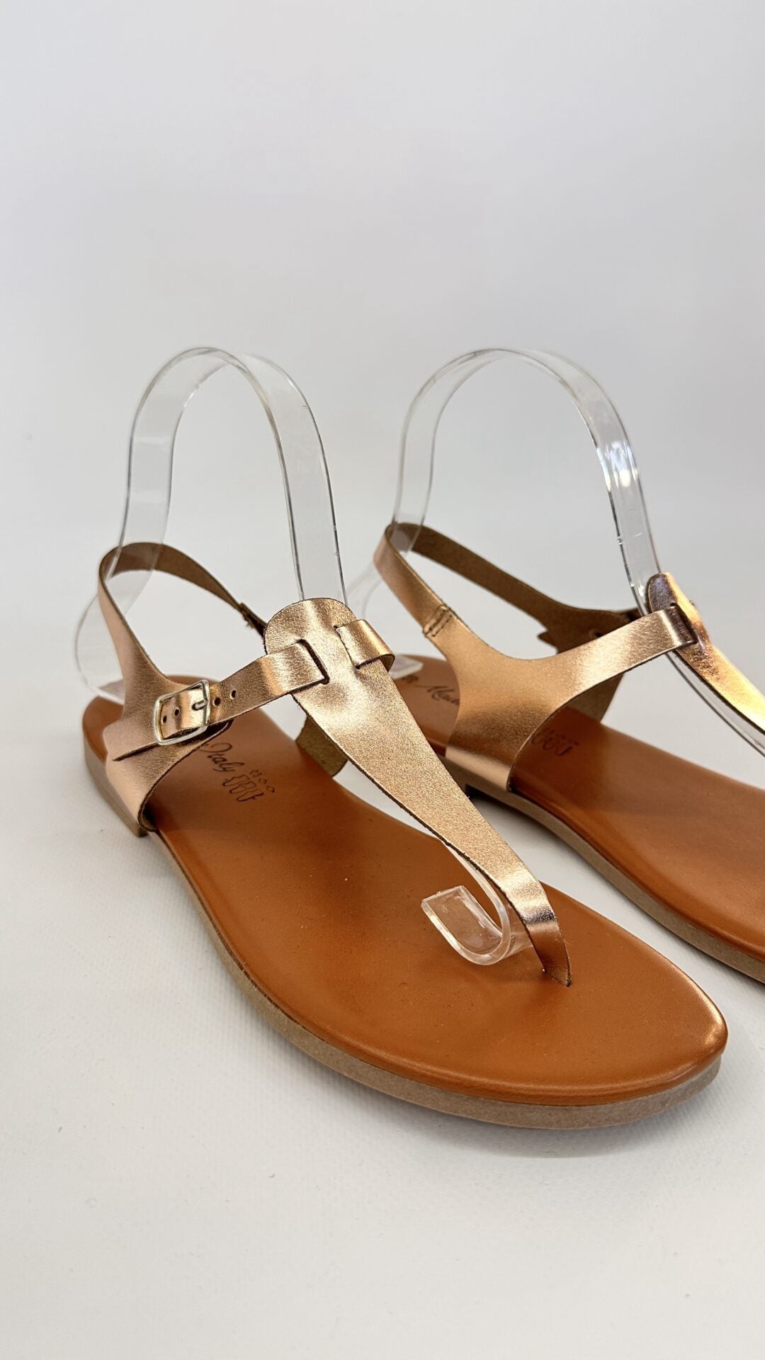 SANDALO INFRADITO CLASSICO ORO ROSA
