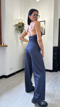 COORDINATO CON PANCIOTTO BLU