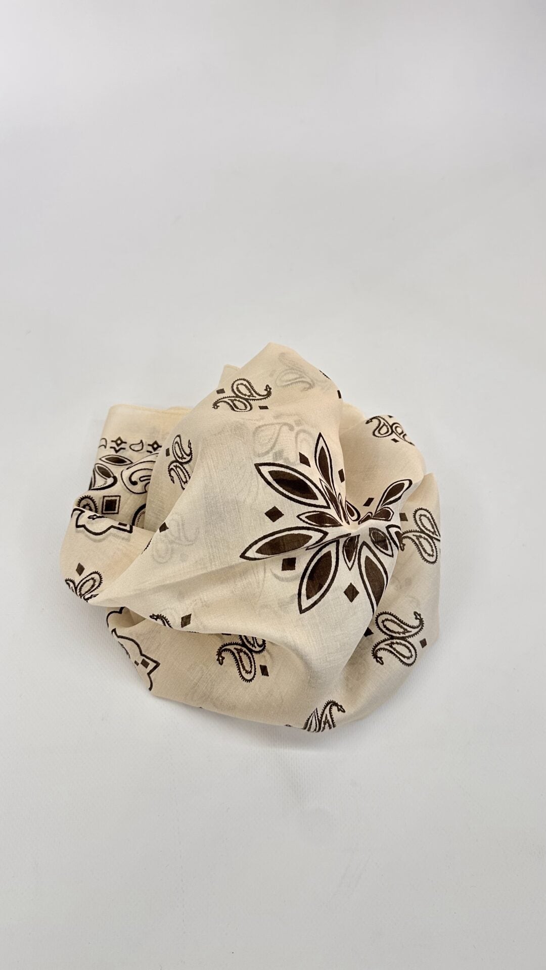 FOULARD FANTASIA MARRONE