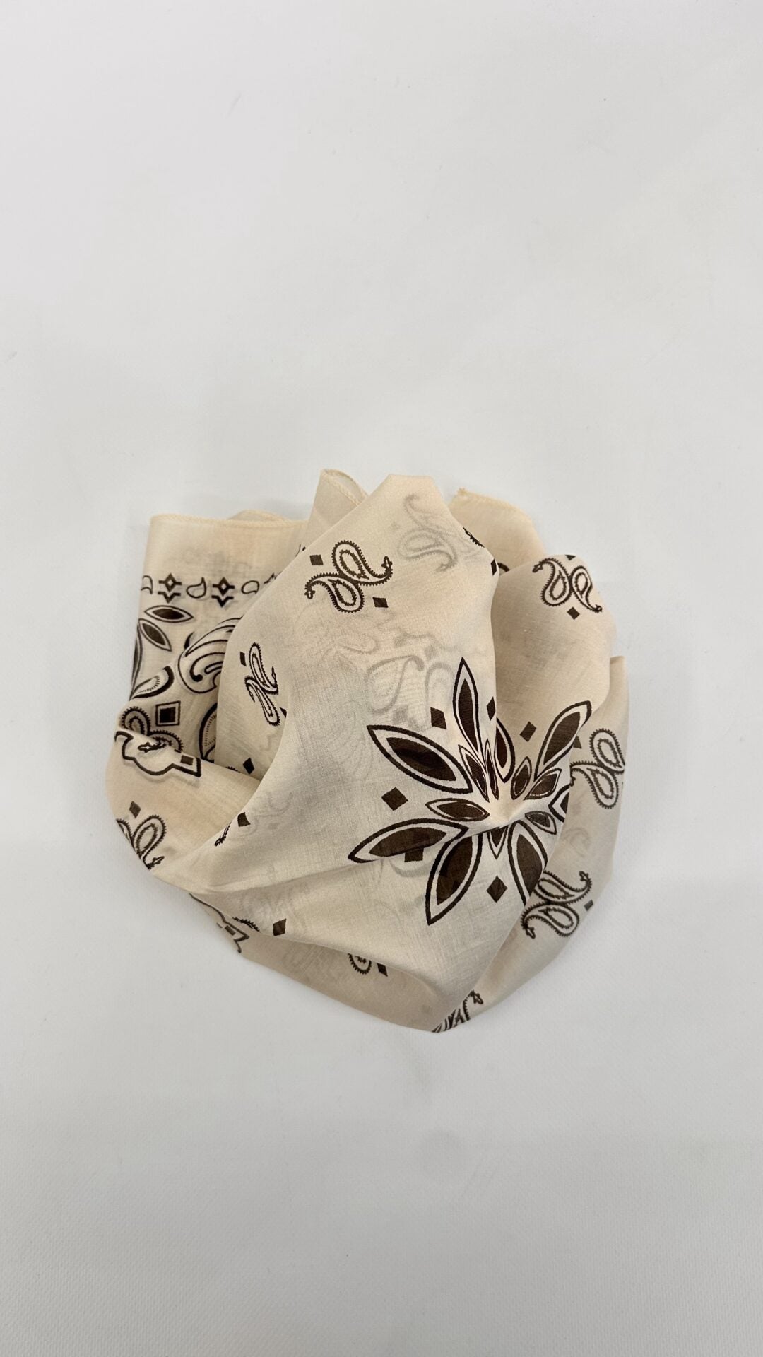 FOULARD FANTASIA MARRONE