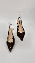 DECOLLETE APERTE LUCIDE BROWN