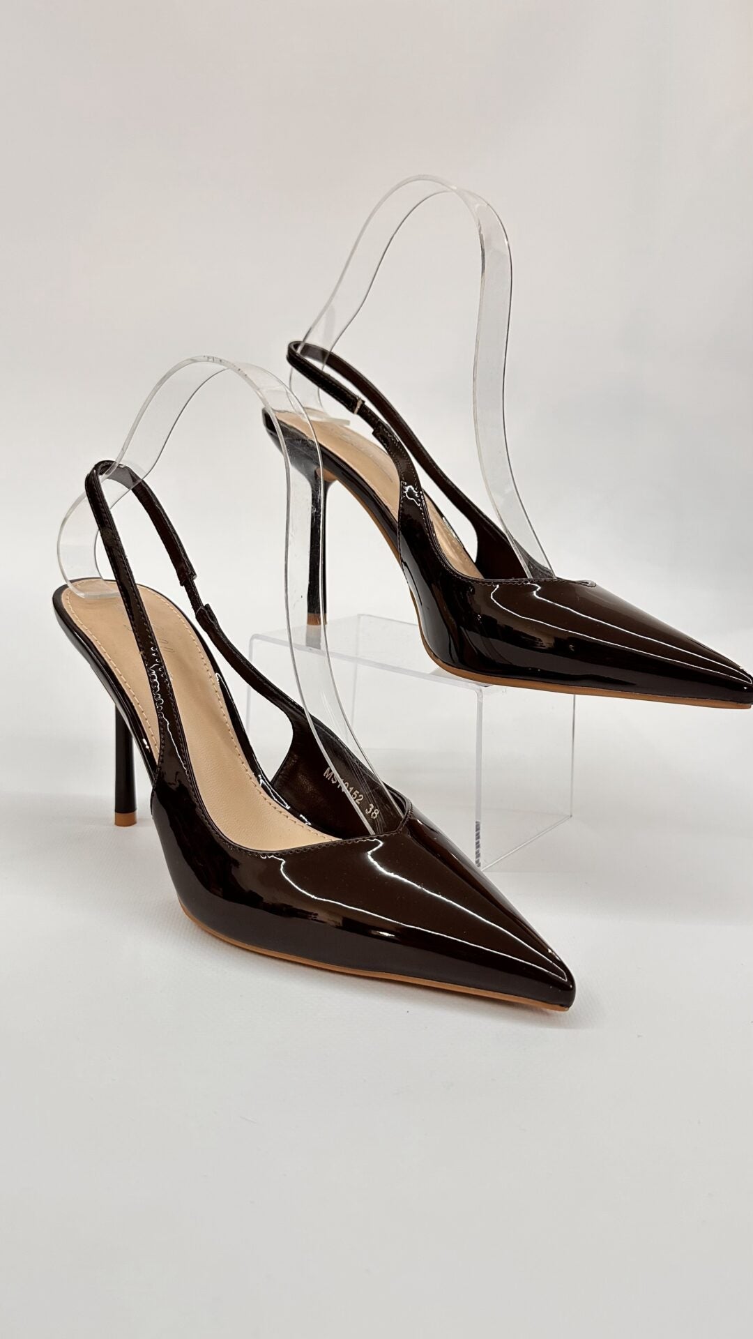 DECOLLETE APERTE LUCIDE BROWN