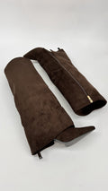 STIVALE RISVOLTATO SCAMOSCIATO BROWN