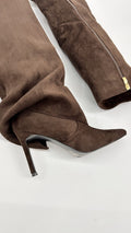 STIVALE RISVOLTATO SCAMOSCIATO BROWN