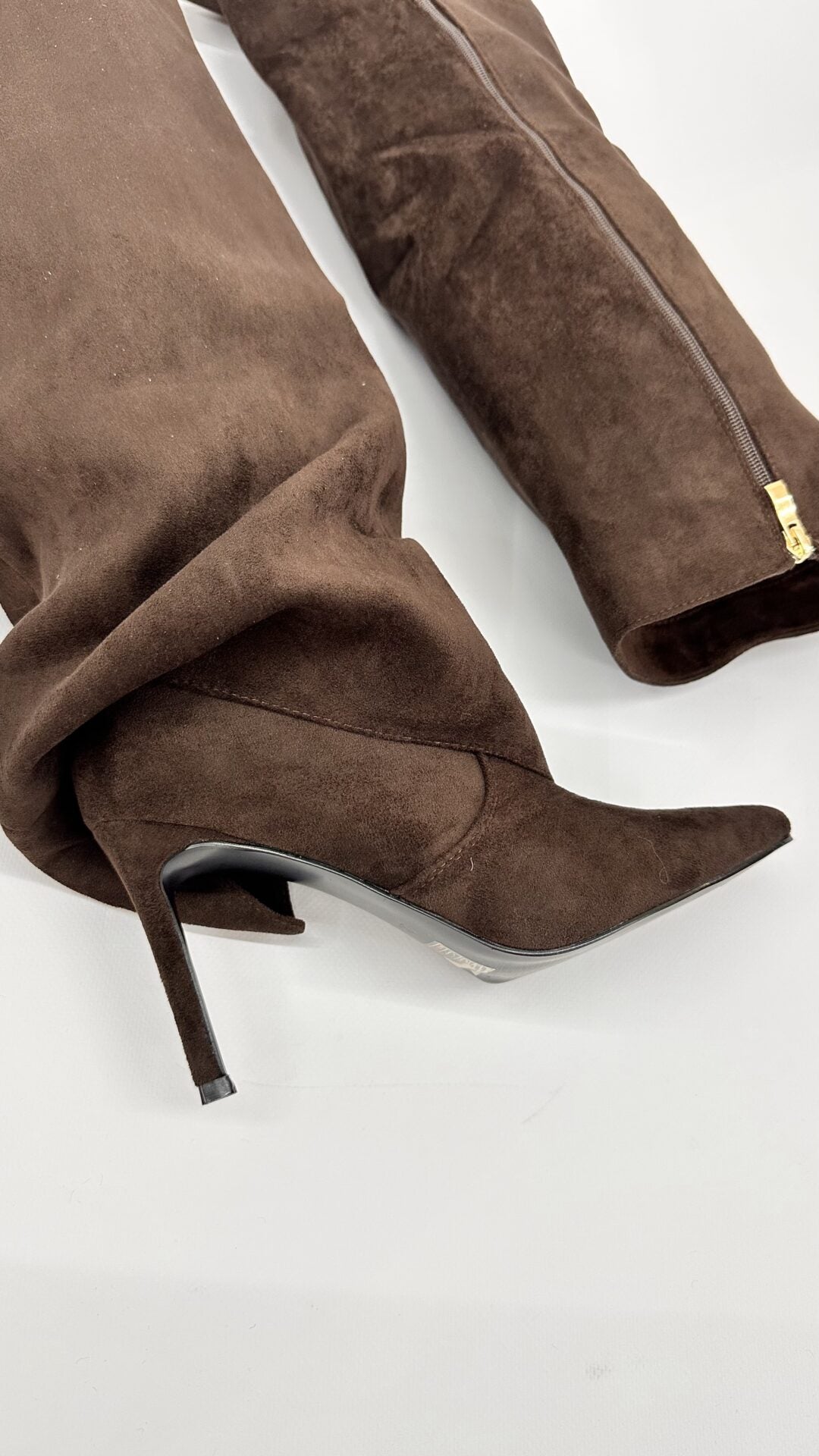 STIVALE RISVOLTATO SCAMOSCIATO BROWN
