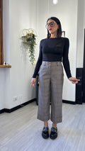 PANTALONE TARTAN A PALAZZO