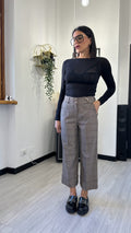 PANTALONE TARTAN A PALAZZO