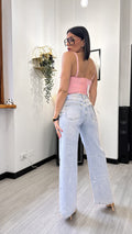 CORSETTO CON PUNTA ROSA