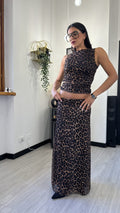 TOP ARRICCIATO LEOPARADATO