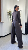 PANTALONE MORBIDO MARRONE