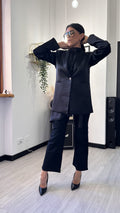 BLAZER SATIN NERO