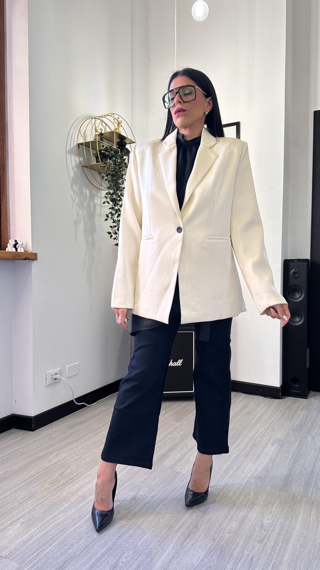 BLAZER SATIN BURRO