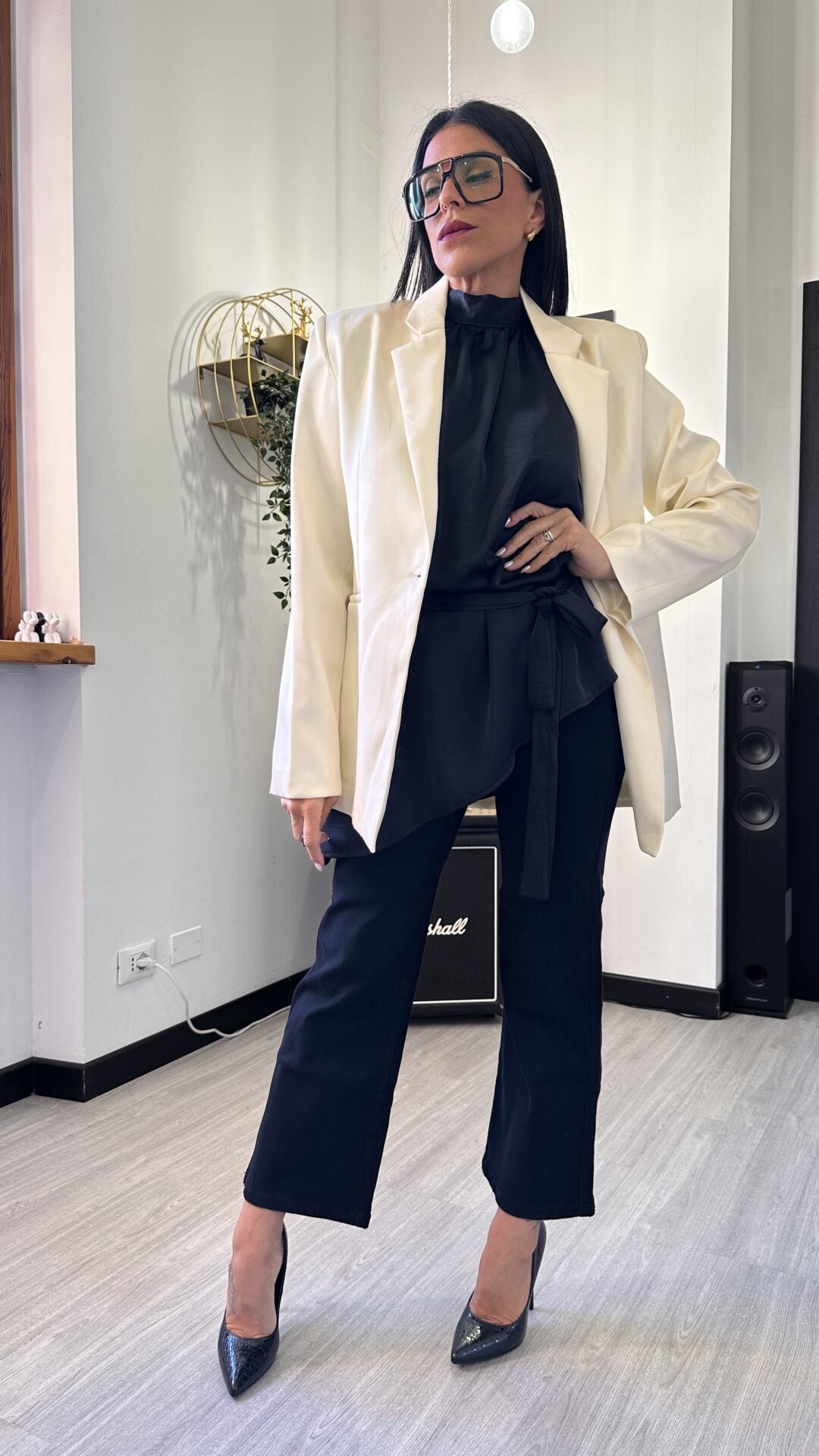 BLAZER SATIN BURRO