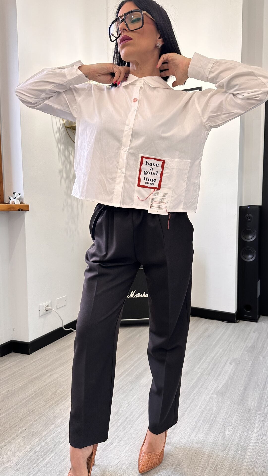 PANTALONE BALLOON BROWN (S)