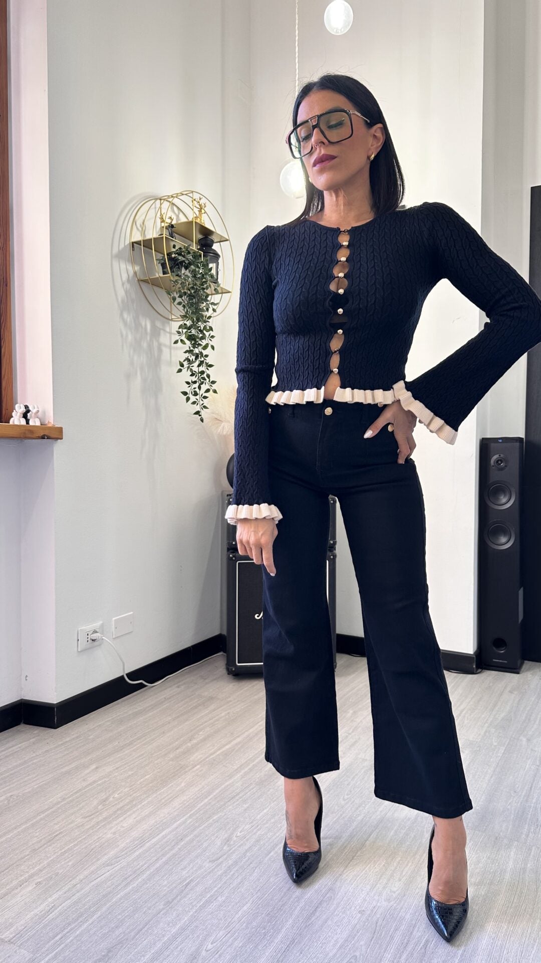 MAGLIONCINO FRUFRU NERO