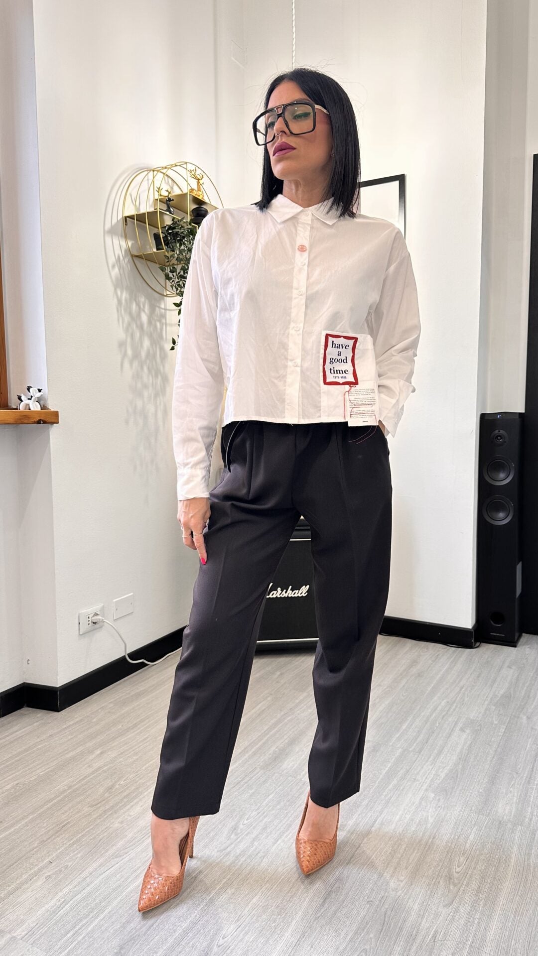 PANTALONE BALLOON BROWN (S)