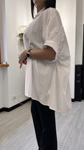 CAMICIA OVERSIZE MANICA CORTA