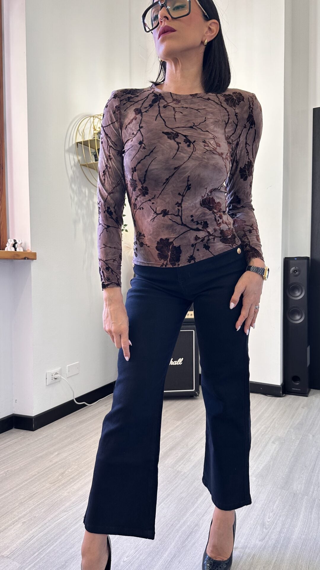 MAGLIA AUTUMN MARRONE