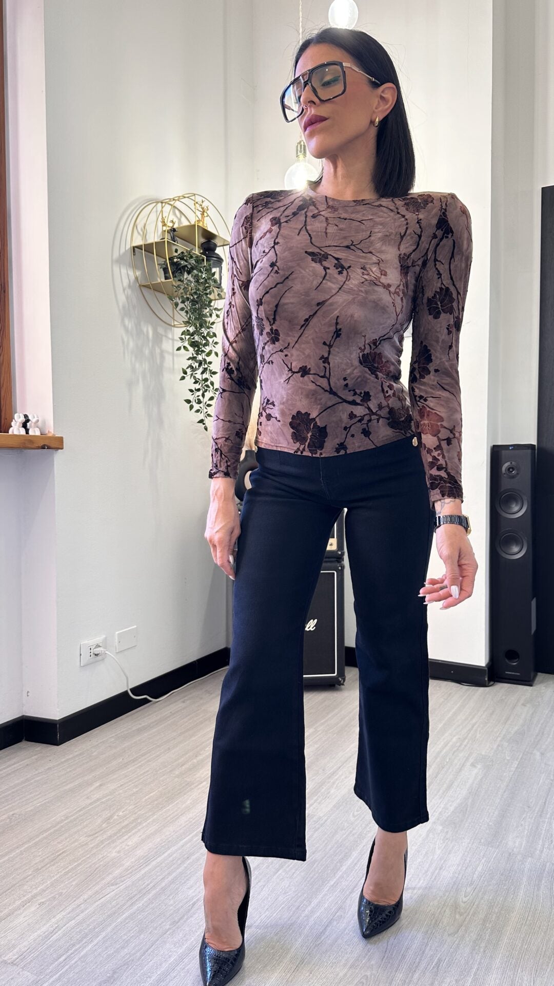MAGLIA AUTUMN MARRONE