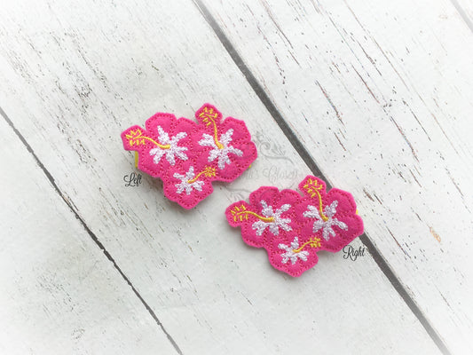 Hibiscus hair clip