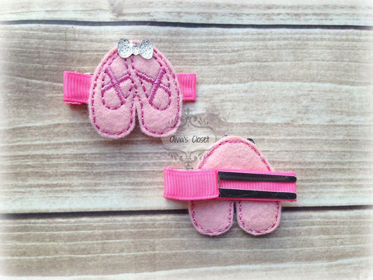 Ballet Shoes Hair Clip