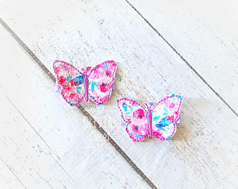 Floral Butterfly Hair Clip
