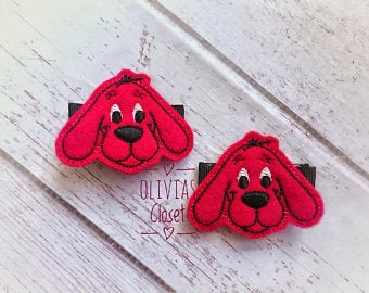 Red Dog Hair Clip
