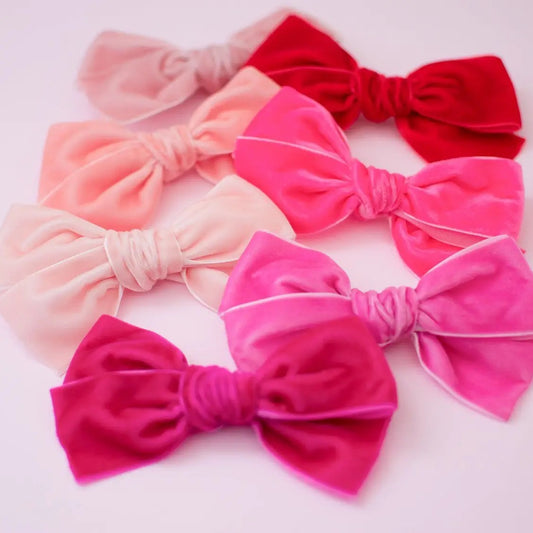 Hand tied Velvet Bow